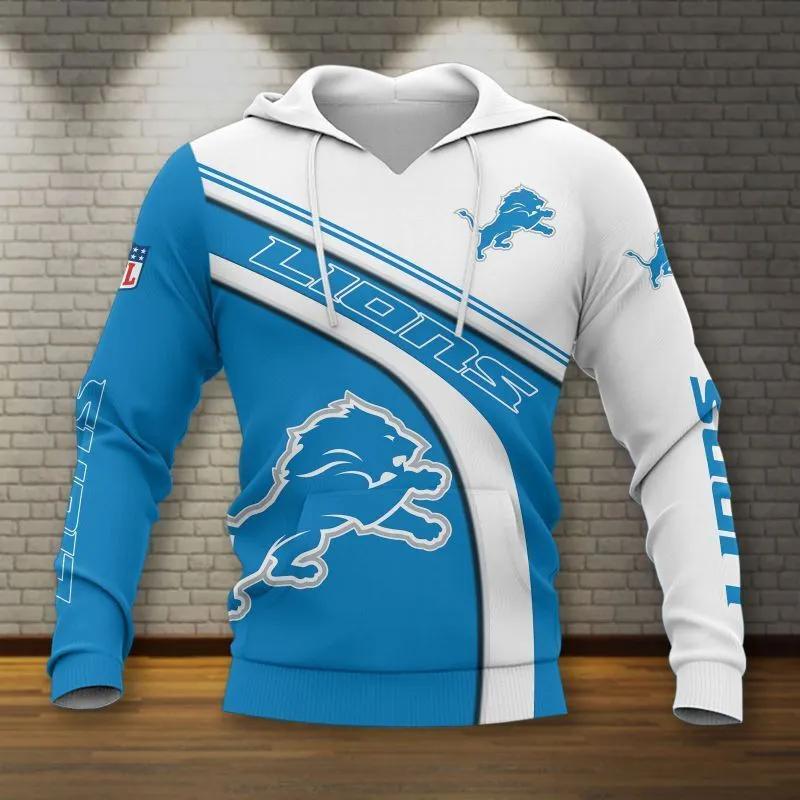 Detroit Lions NFL3D All Over Print Hoodie