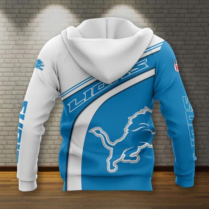 Alternative view of Detroit Lions NFL3D All Over Print Hoodie