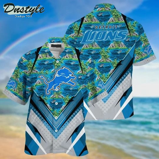 Detroit Lions This Season Hawaiian Shirt Tropical Aloha Button Up