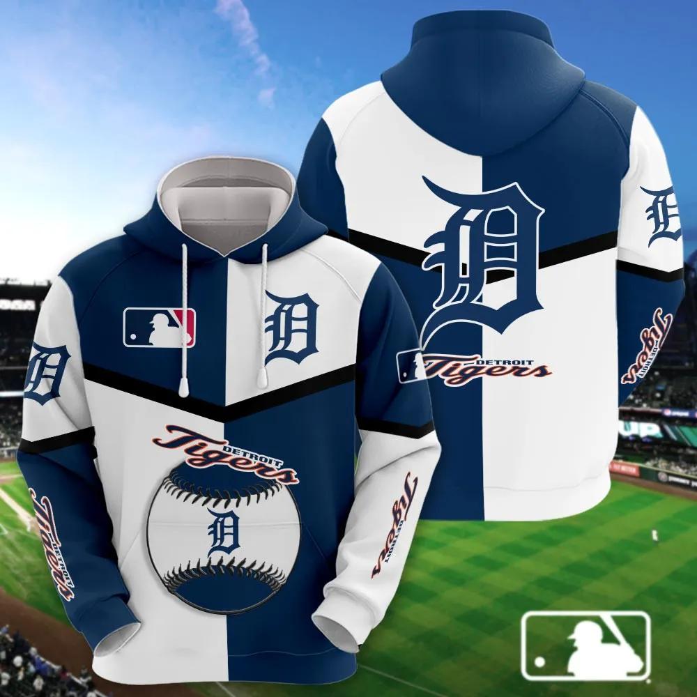 Detroit Tigers 3D MLB All Over Print Hoodie