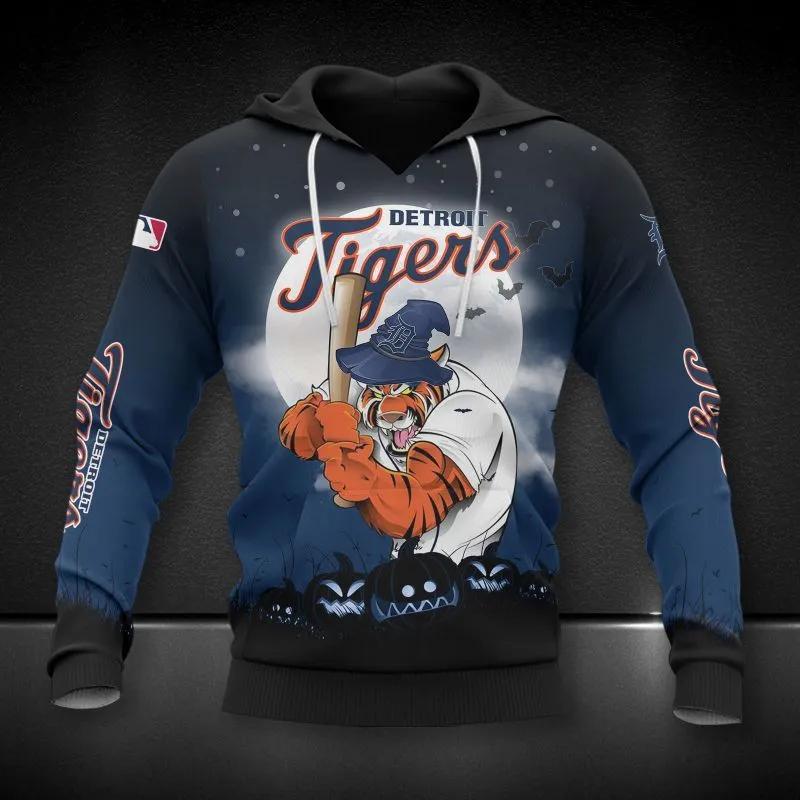 Detroit Tigers Mascot MLB All Over Print Hoodie