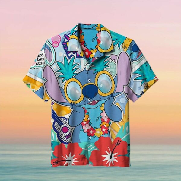 Disney Lilo And Stitch Hawaiian Shirt Tropical Aloha Button Up