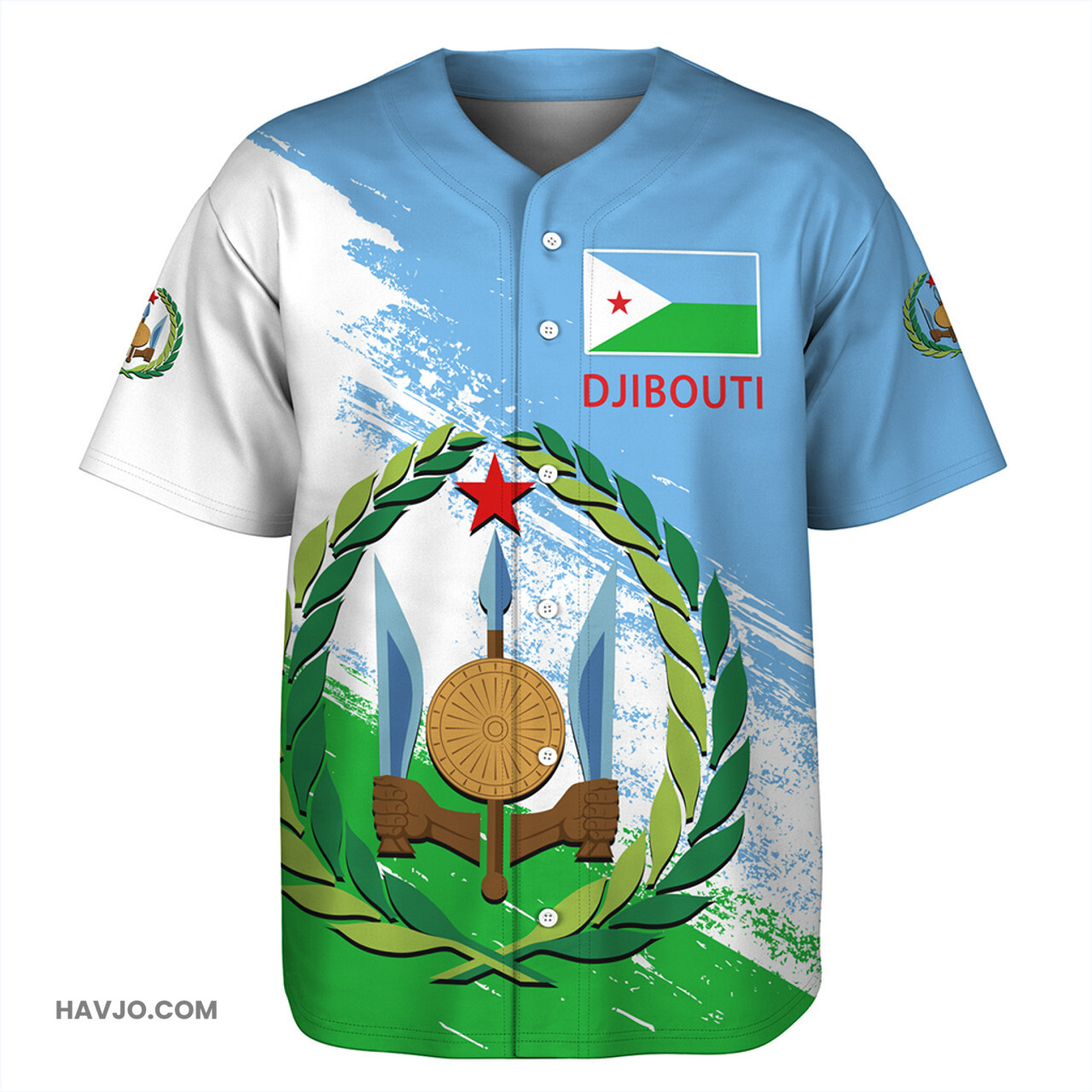 Djibouti Special Style Baseball Jersey