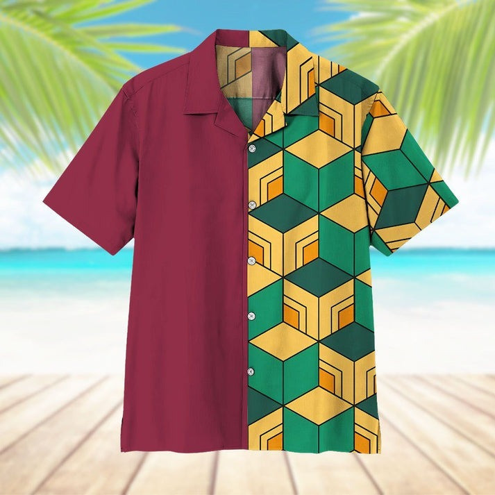 DS Hawaiian Shirt Giyu Tomioka Shirt Awesome Aloha Shirt Gifts For Fan