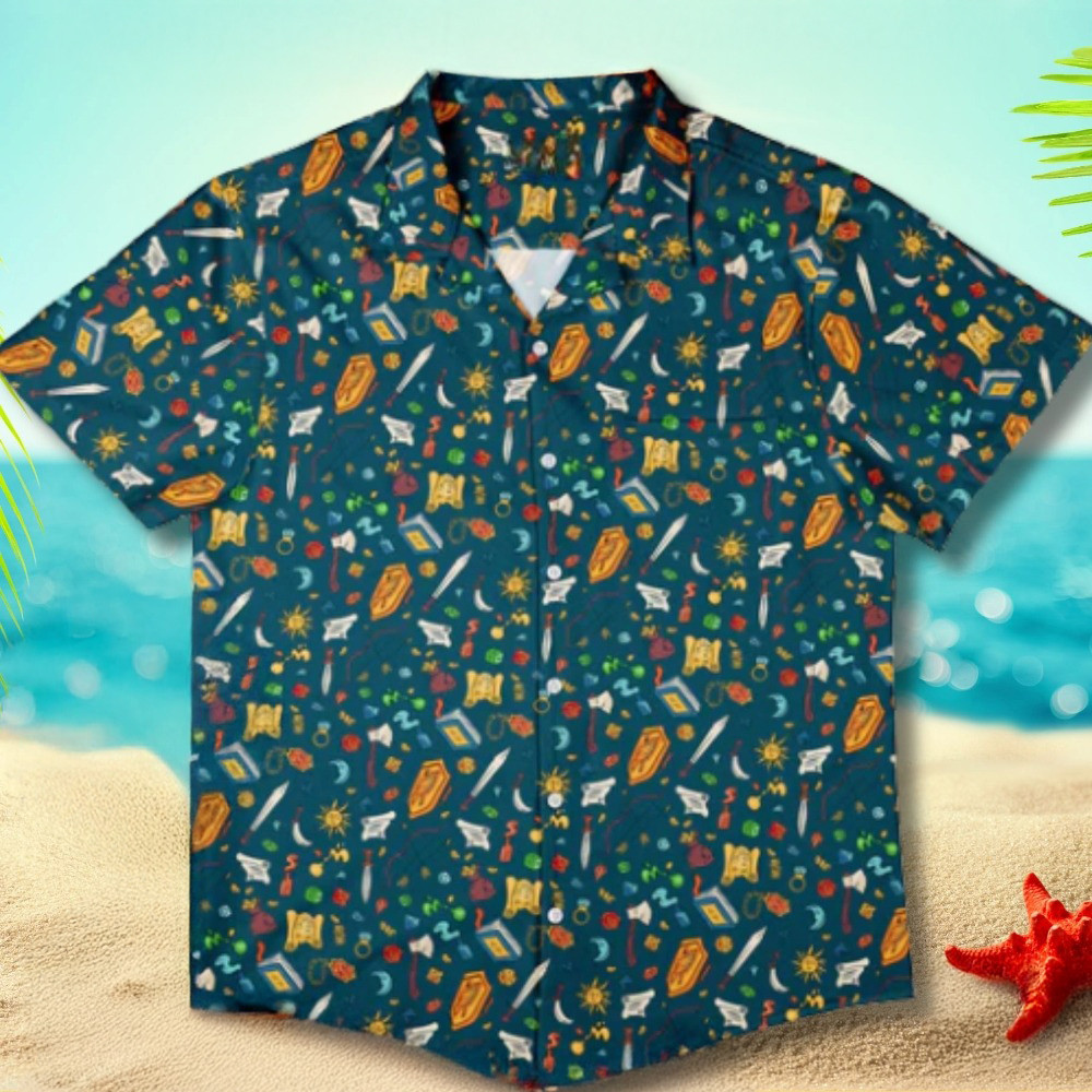 Dungeons And Dragons Adventure Hawaiian Shirt Gifts For Game Lovers