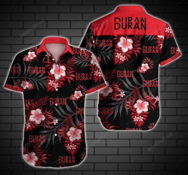 Duran Duran Hawaiian Shirt Tropical Aloha Button Up