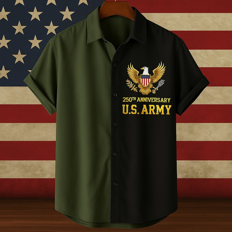 Eagle U.S Army 250th Anniversary Hawaiian Shirt Veterans Day 2026 Gift Ideas For Husband
