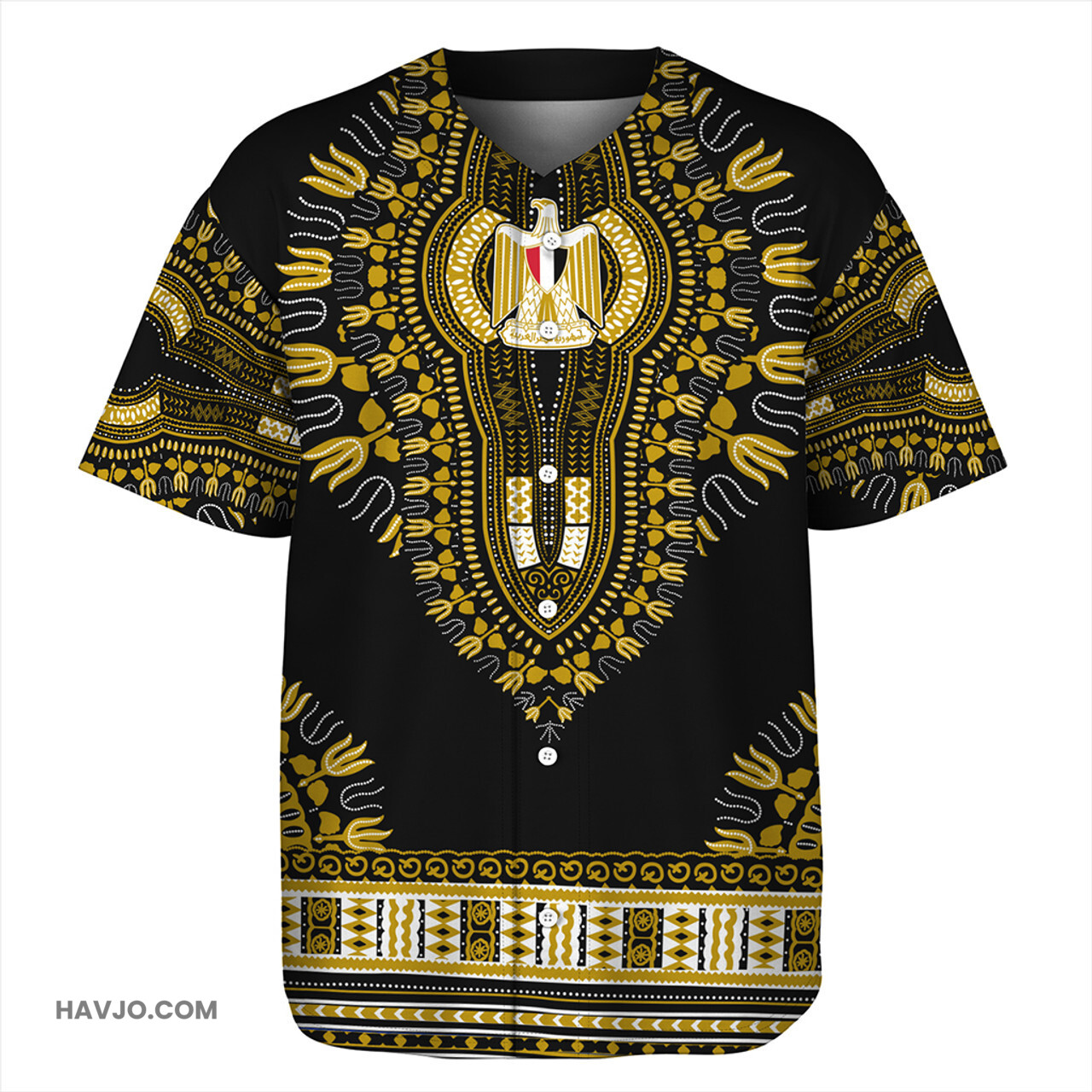 Egypt Dashiki Baseball Jersey