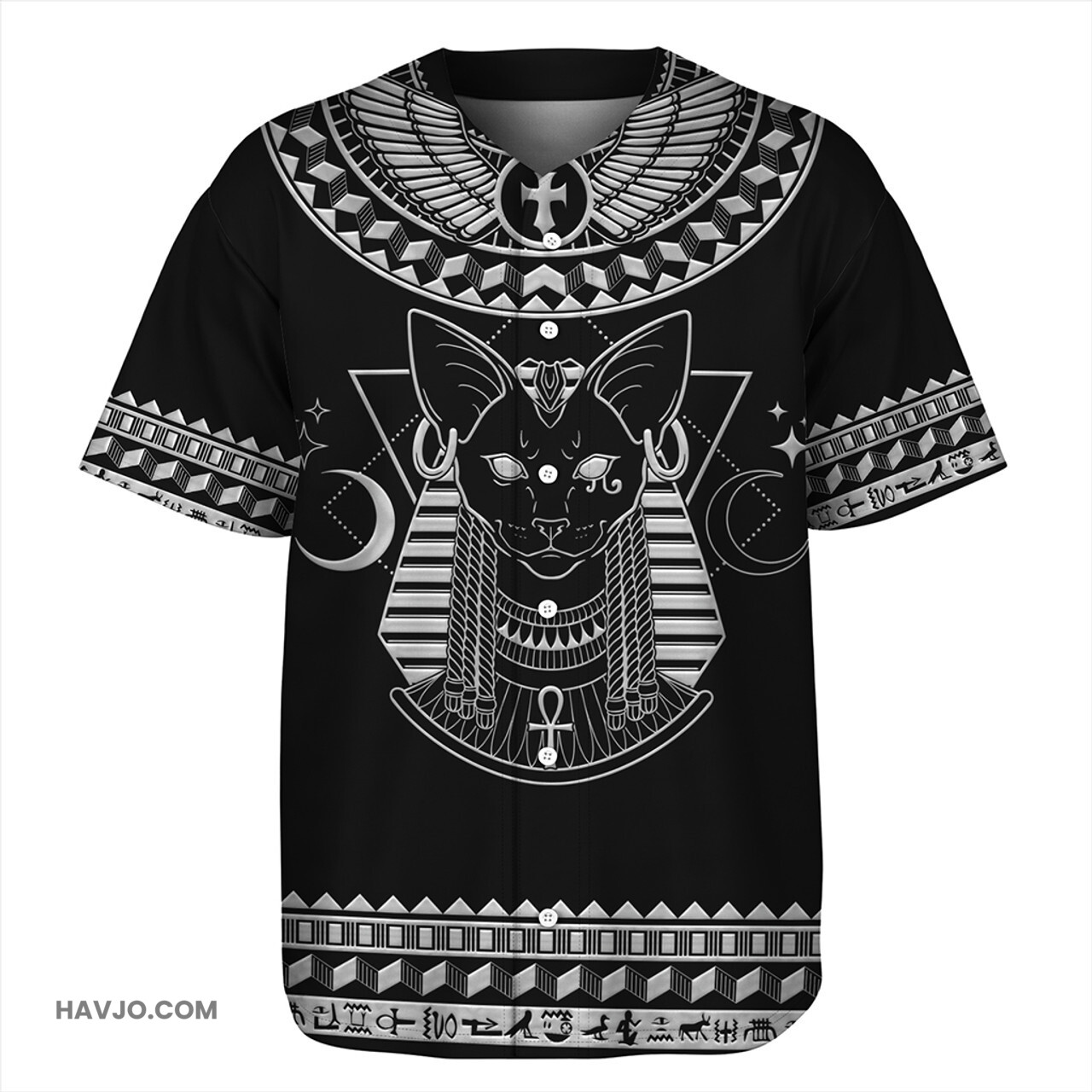 Egyptian Bastet Egypt Baseball Jersey