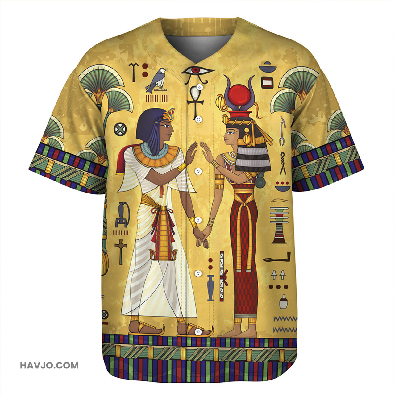 Egyptian Egyptian Art Baseball Jersey