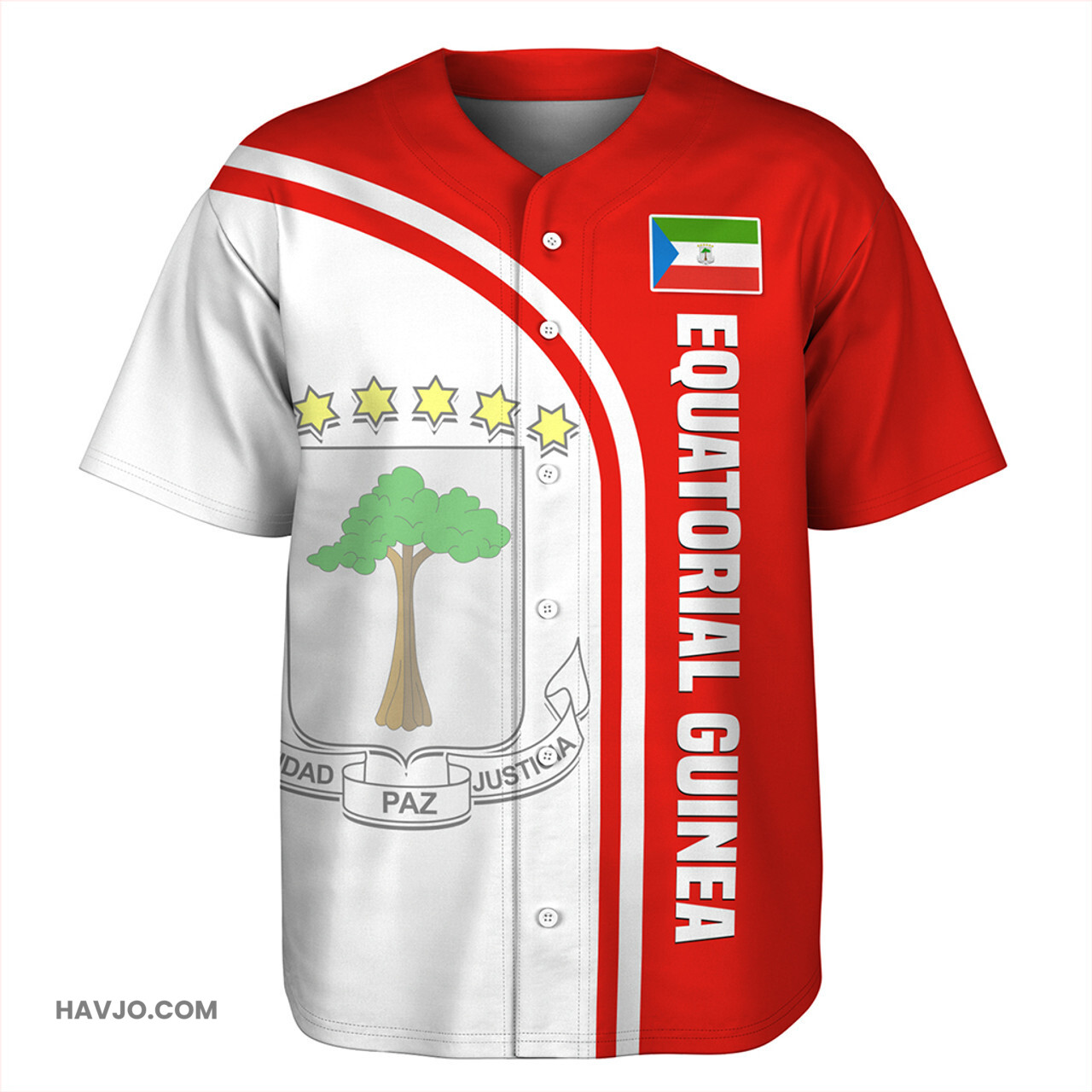 Equatorial Guinea Custom In My Heart Baseball Jersey