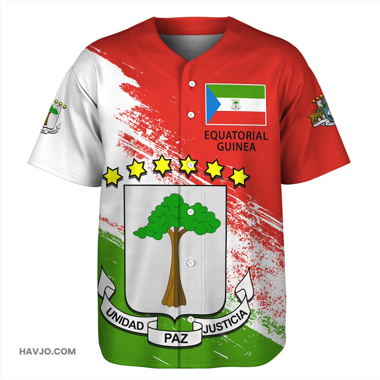 Equatorial Guinea Special Style Baseball Jersey