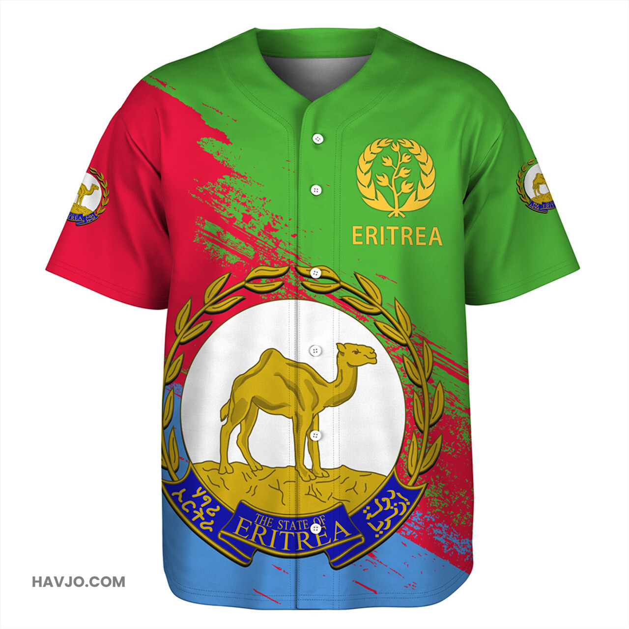 Eritrea Special Style Baseball Jersey