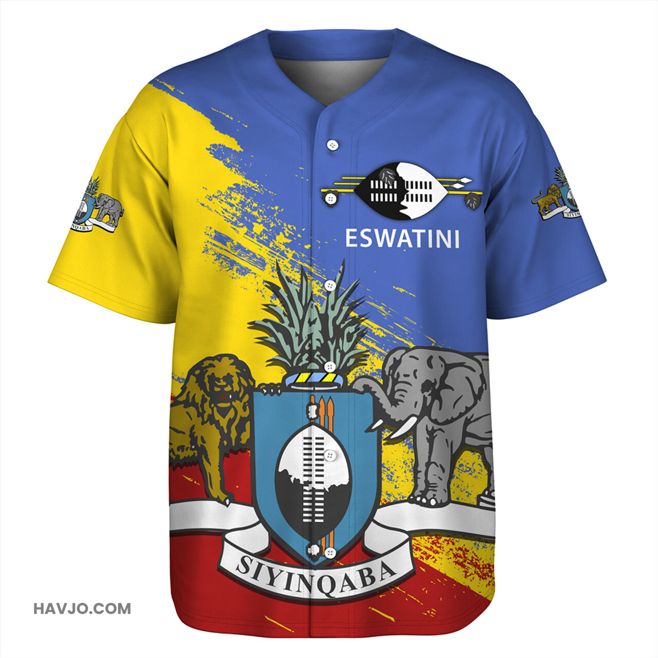 Eswatini Special Style Baseball Jersey