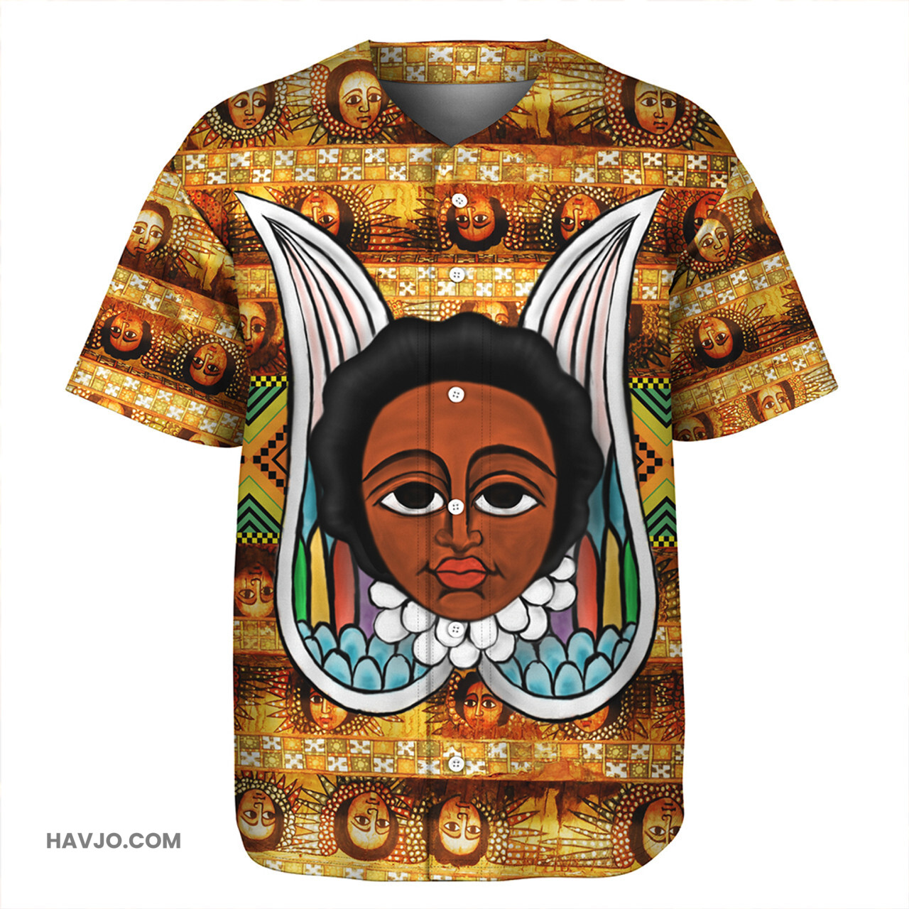 Ethiopia Angel Ethiopia Orthodox Baseball Jersey
