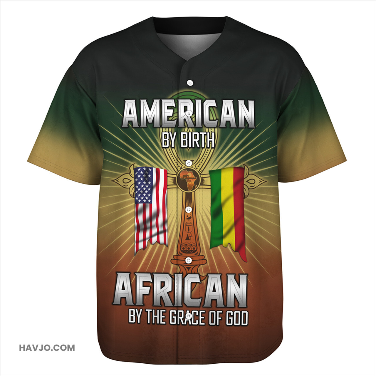 Ethiopia Ethiopia American Baseball Jersey
