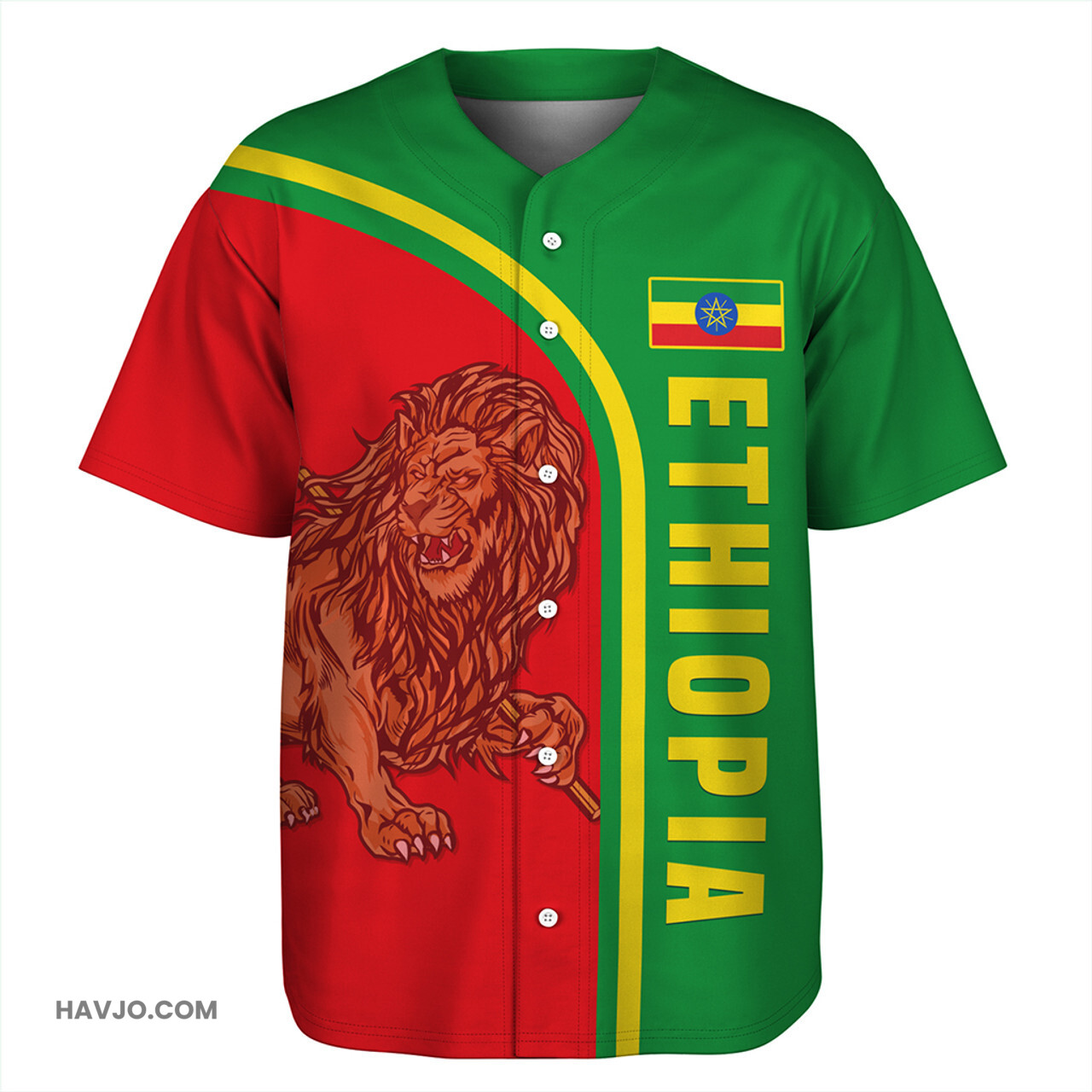 Ethiopia In My Heart Baseball Jersey