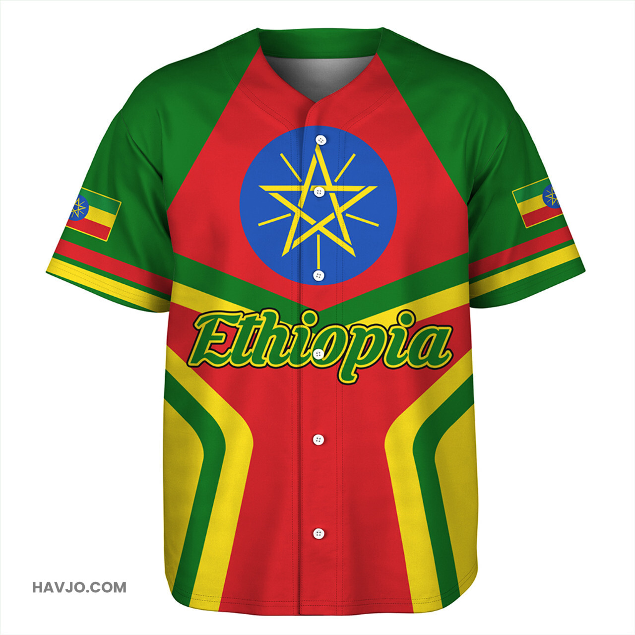Ethiopia My Style Baseball Jersey