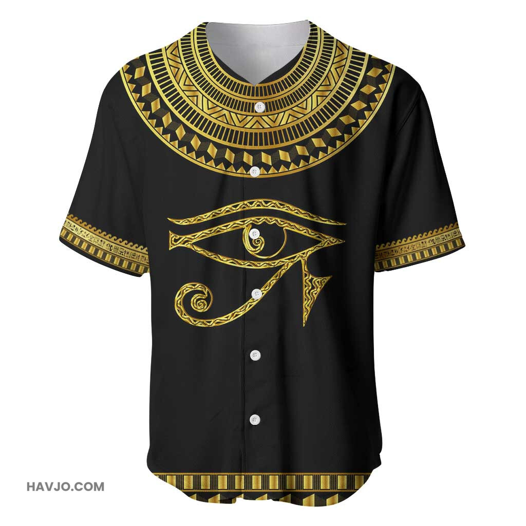 Eyes Of Horus Egyptian Art Baseball Jersey