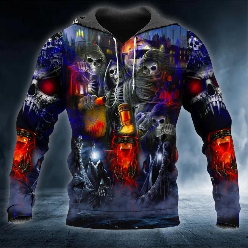 Fantasy Guilty Skull 3D All Over Print Hoodie