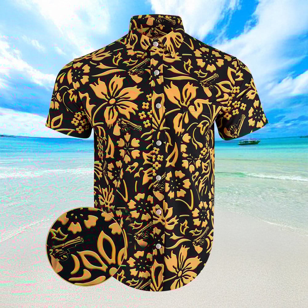 Fear And Loathing Hawaiian Shirt Summer Button Ups Gifts For Father In Law