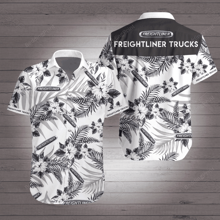 Feightliner Trucks U Hawaiian Shirt Tropical Aloha Button Up