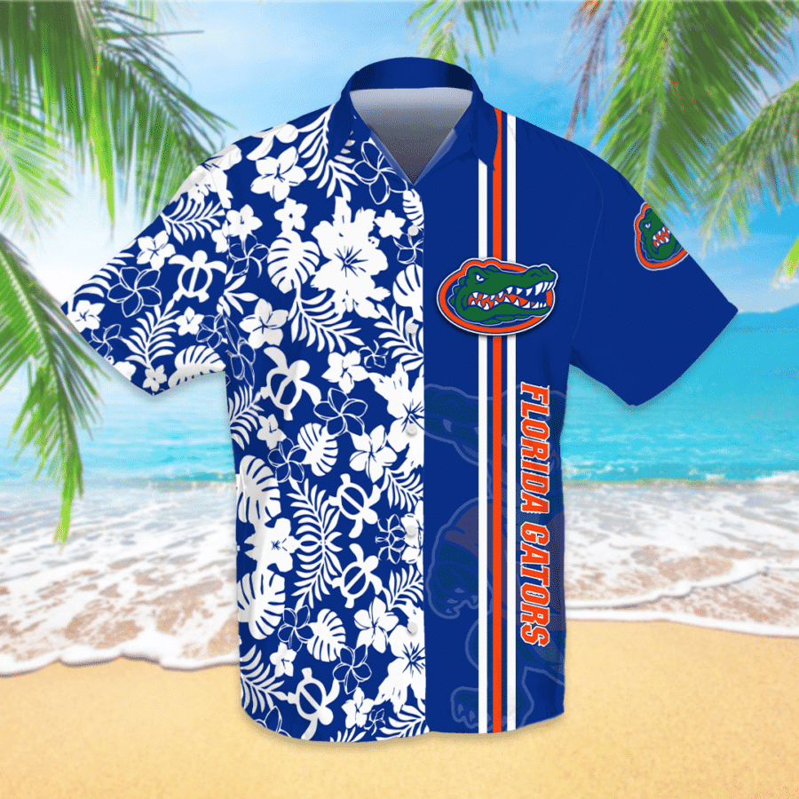 Florida Gators Hawaiian Shirt Tropical Aloha Button Up