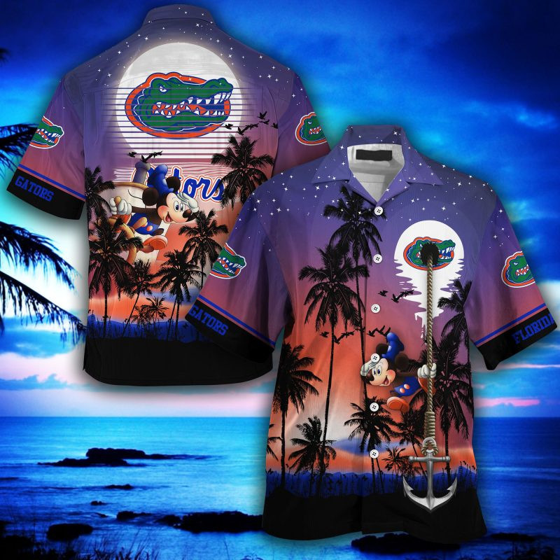 Florida Gators Ncaa Summer Hawaiian Shirt Tropical Aloha Button Up