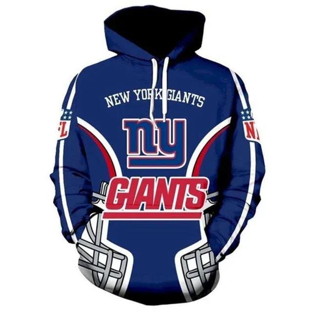 Football New York Giants NFL 3D All Over Print Hoodie