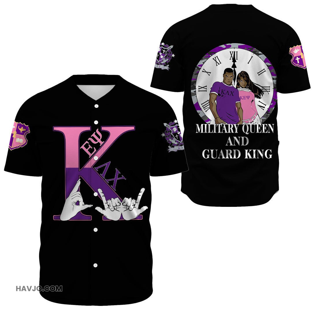 Fraternity Couple Kappa Lambda Chi & Epsilon Psi Baseball Jersey