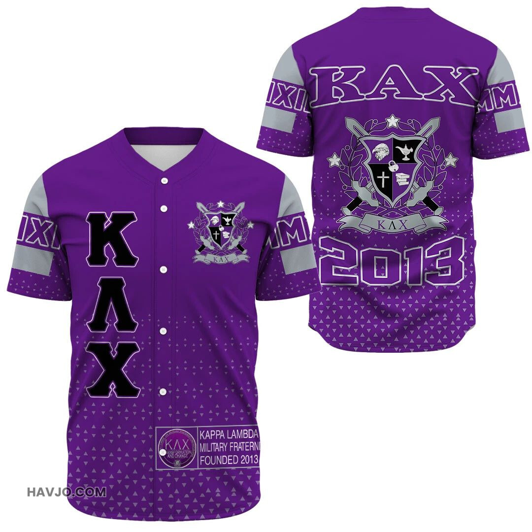 Fraternity MM Kappa Lambda Chi  Baseball Jersey