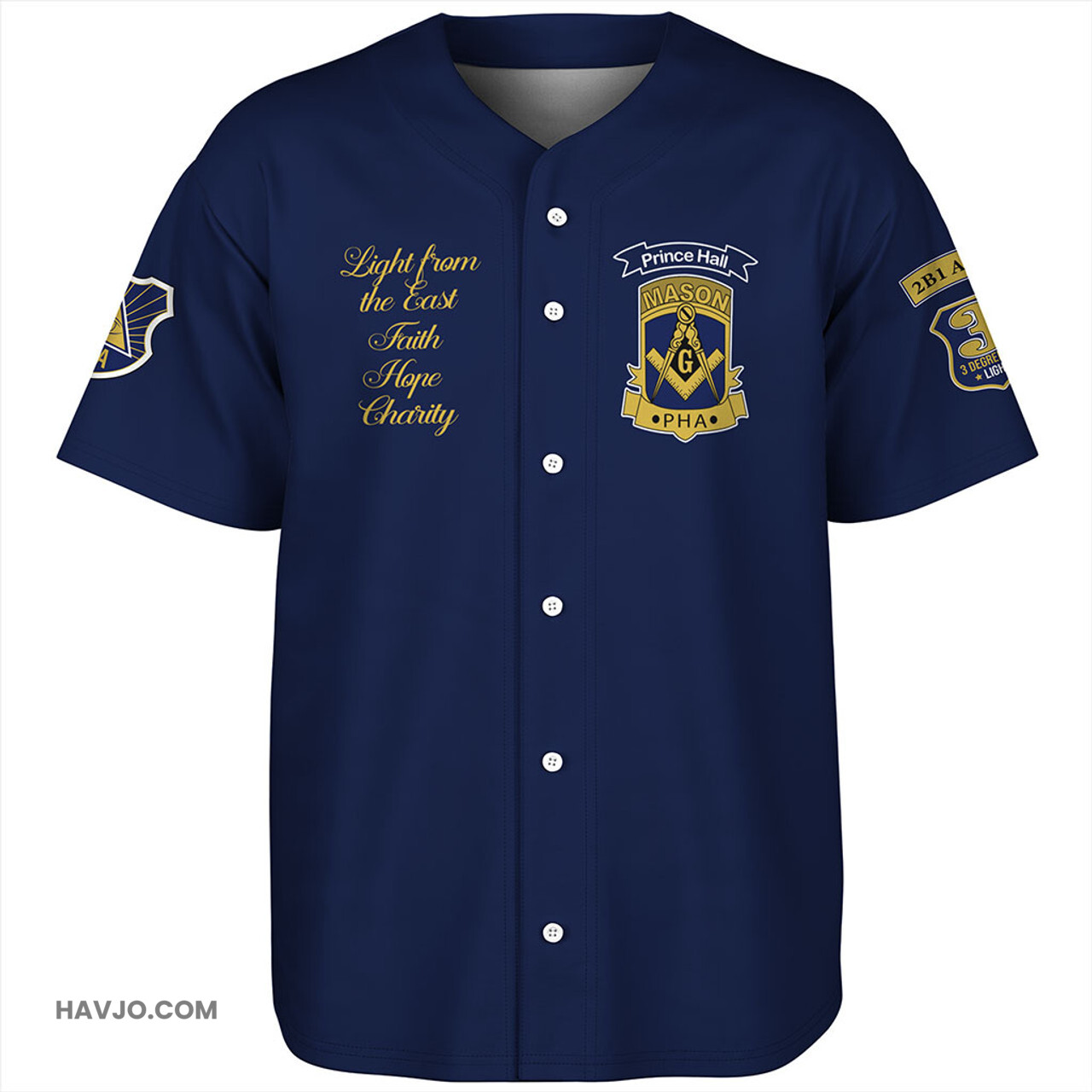 Freemasonry Brotherhood Masonic Baseball Jersey