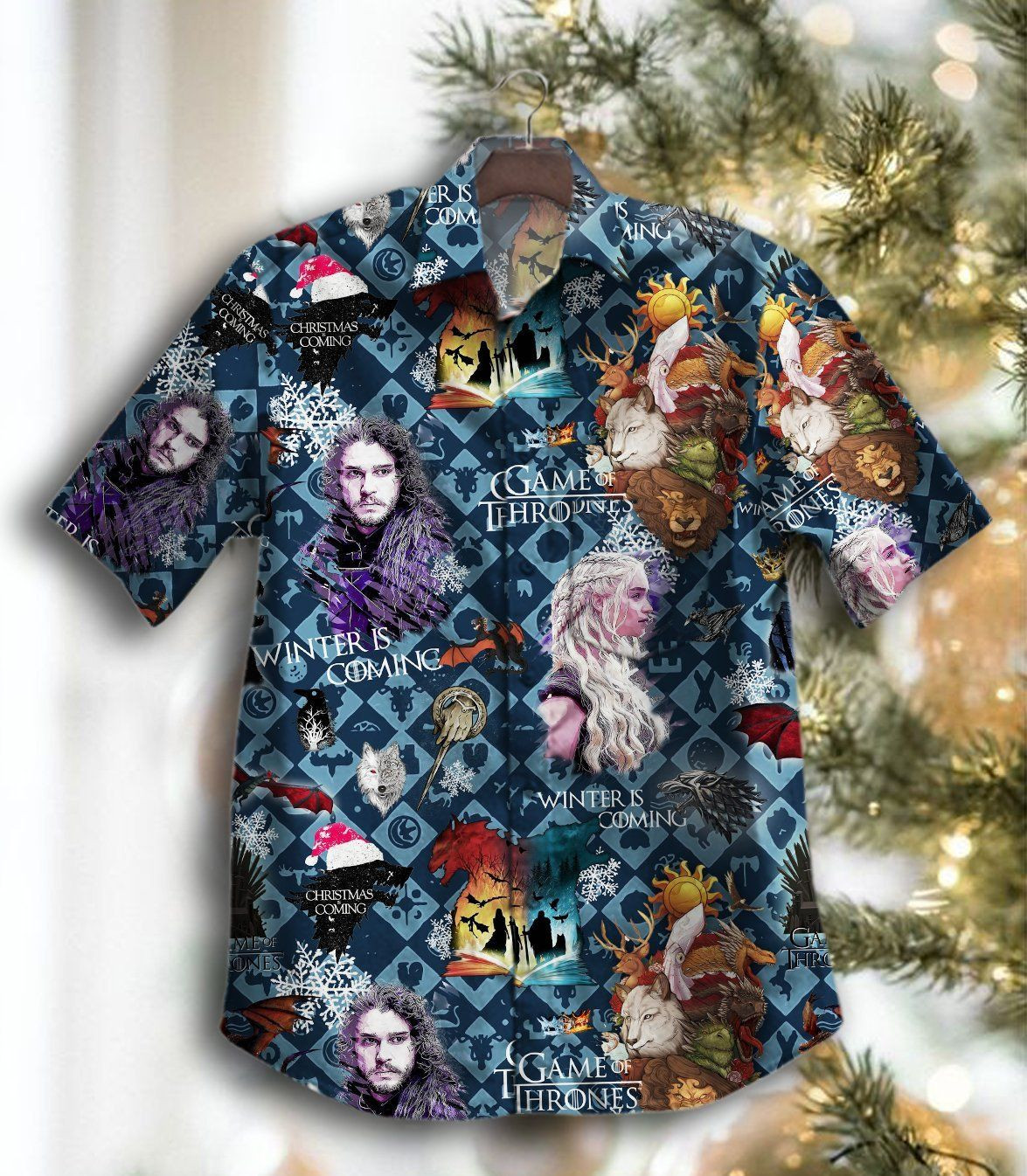 Game Of Thrones Hawaiian Shirt Tropical Aloha Button Up