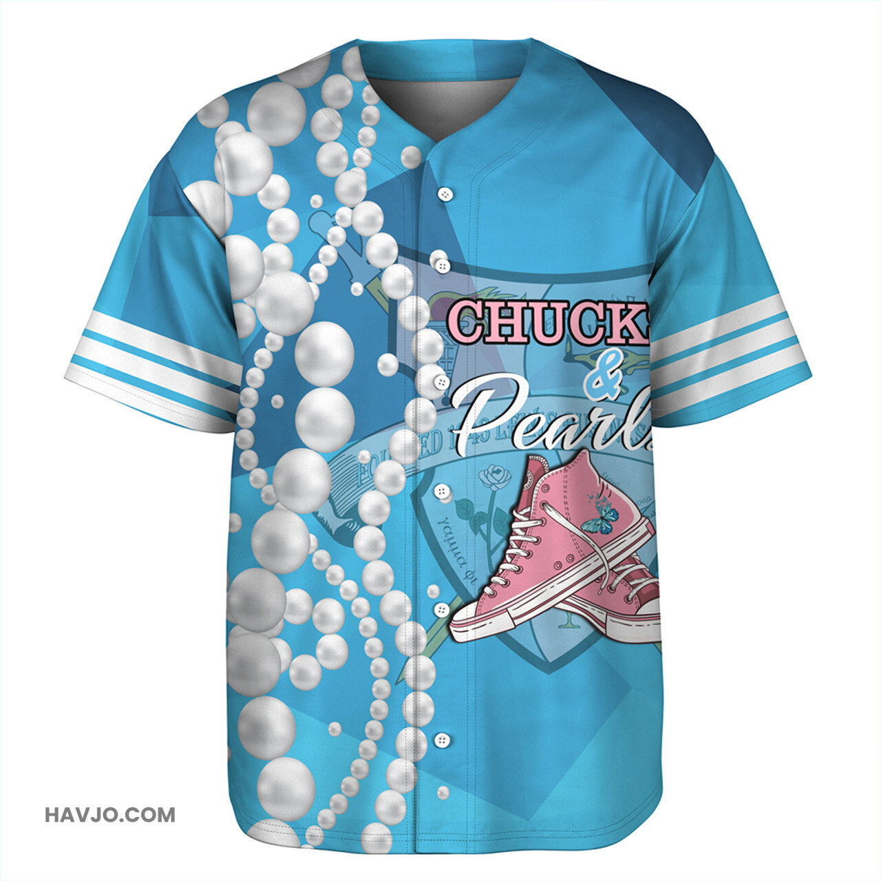 Gamma Phi Delta Chuck And Pearl Baseball Jersey