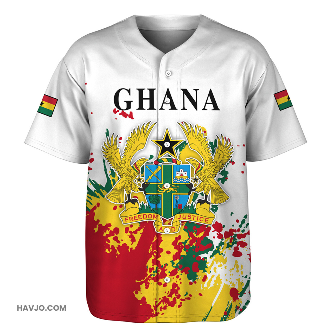 Ghana Spanit Style Baseball Jersey