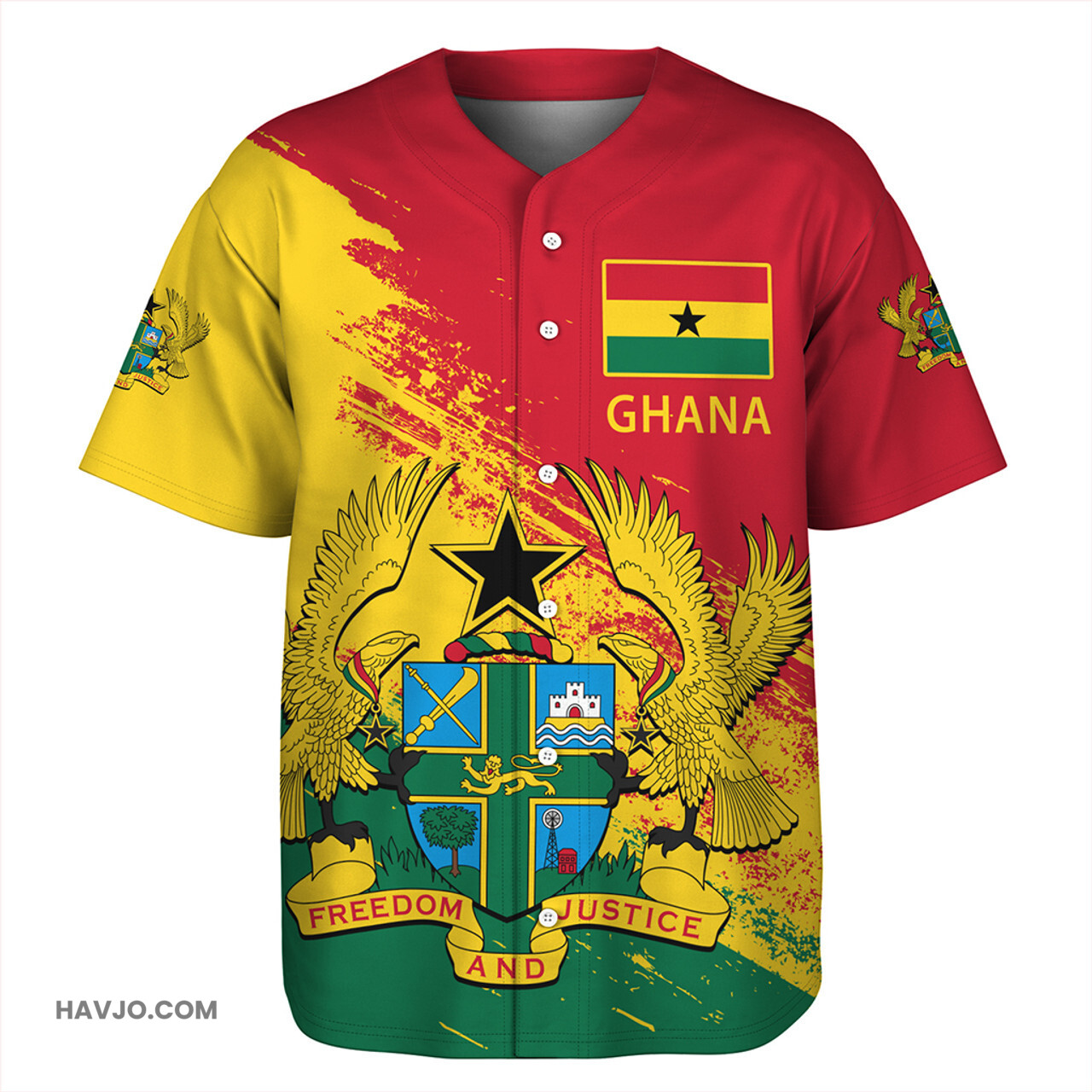 Ghana Special Style Baseball Jersey