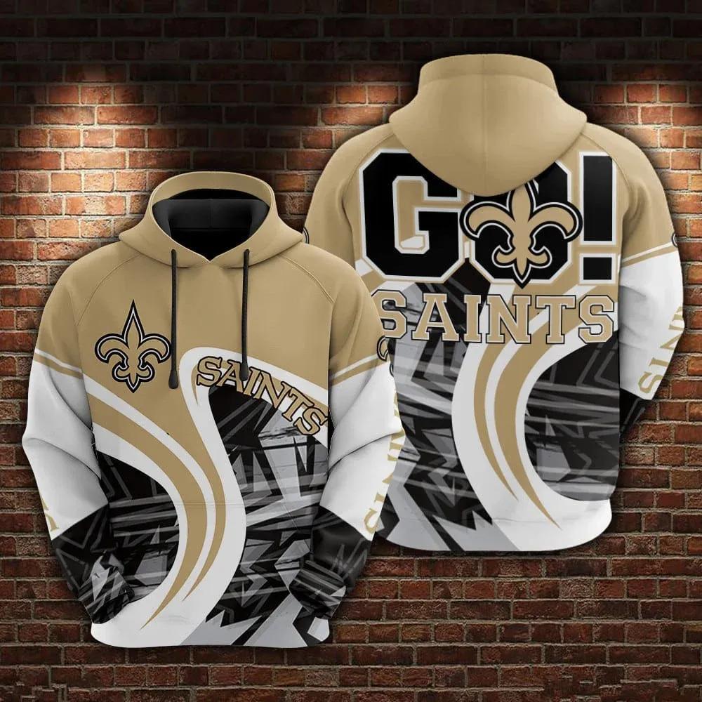 Go! New Orleans Saints NFL 3D All Over Print Hoodie
