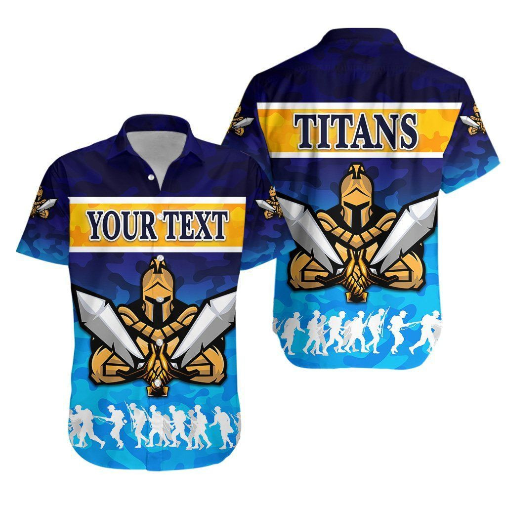 Gold Coast Hawaiian Shirt Tropical Aloha Button Up