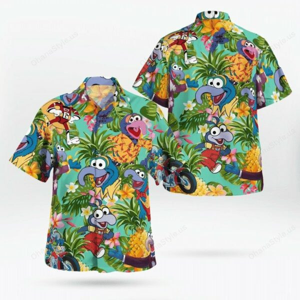 Gonzo Muppets Tropical Halloween Tropical Hawaiian Shirt Tropical Aloha Button Up