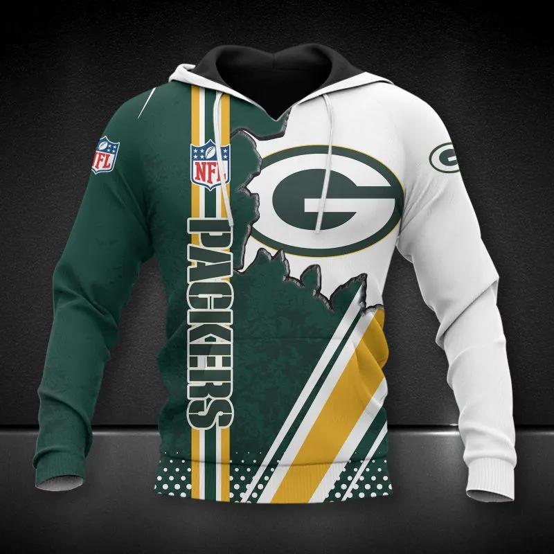 Green Bay Packers NFL3D All Over Print Hoodie