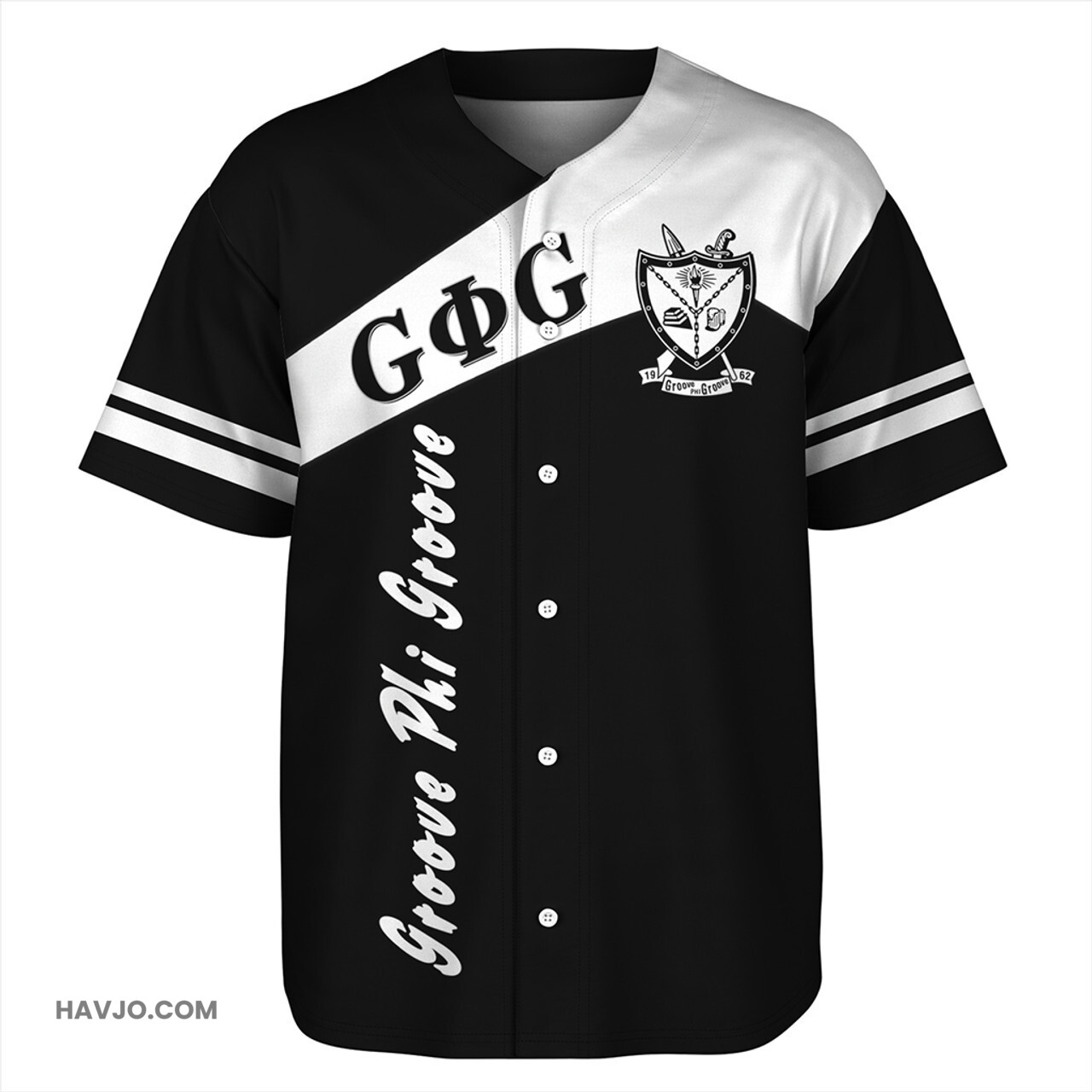Groove Phi Groove Casual Style Baseball Jersey