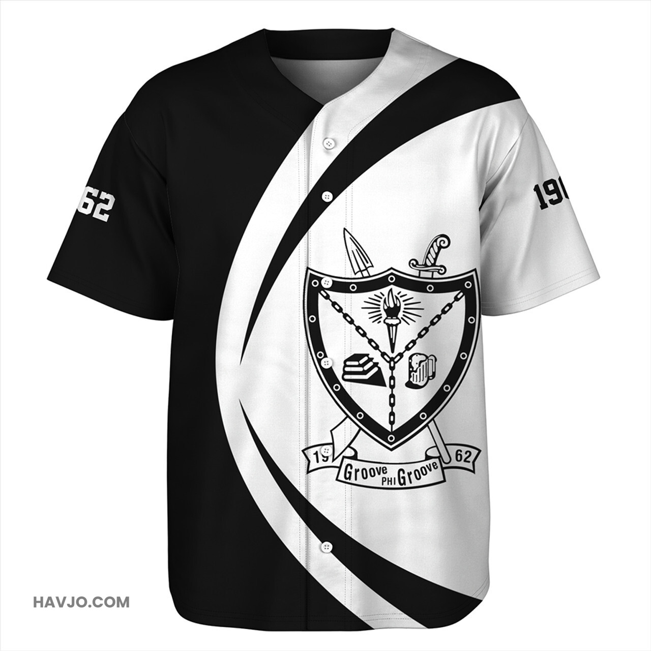 Groove Phi Groove Circle Style Baseball Jersey