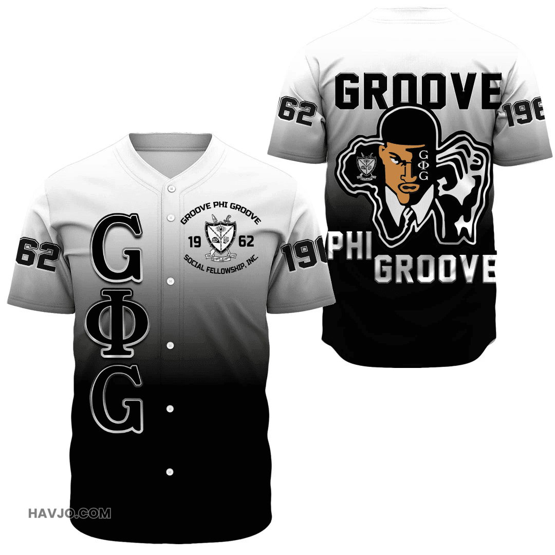 Groove Phi Groove Gradients Baseball Jersey