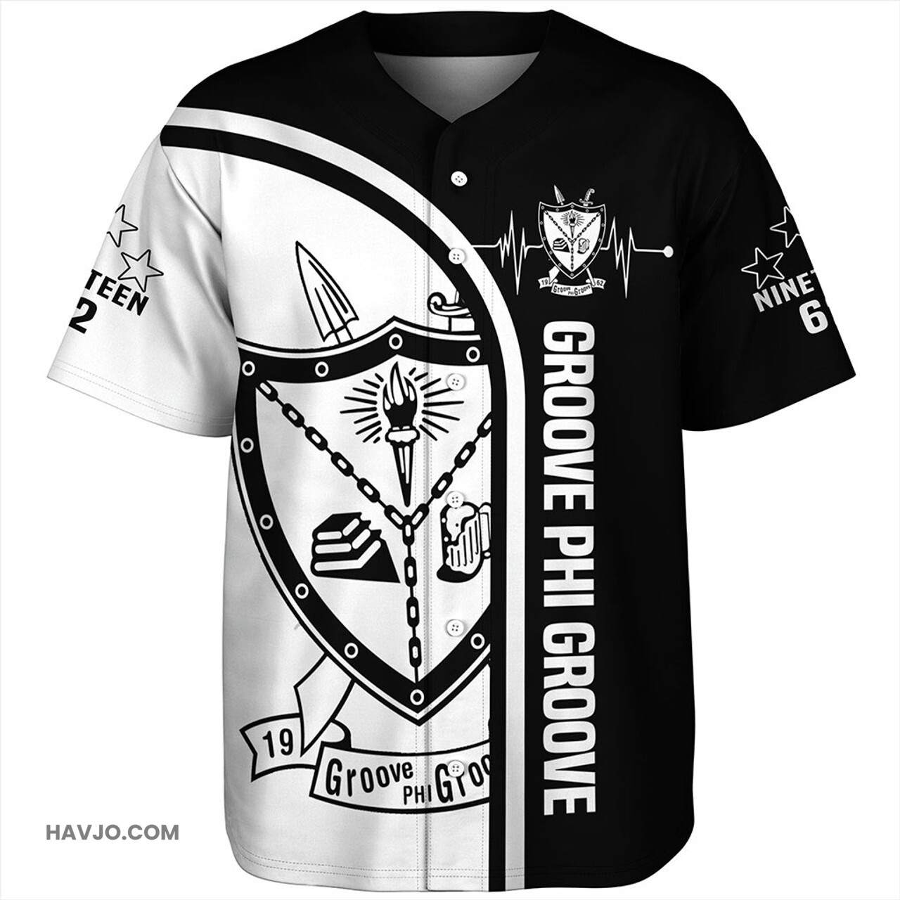 Groove Phi Groove In My Heart Baseball Jersey