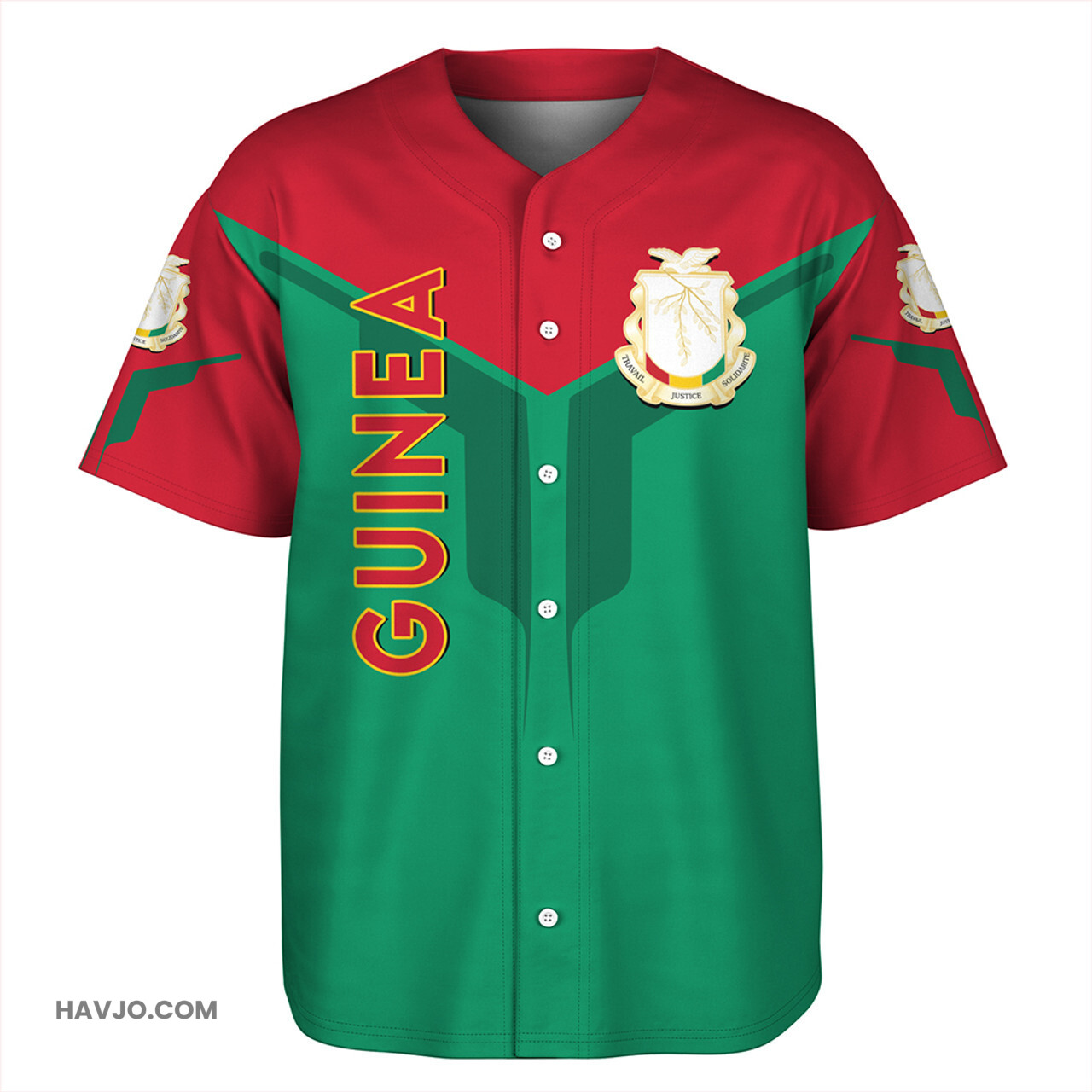 Guinea Arrow Style Baseball Jersey