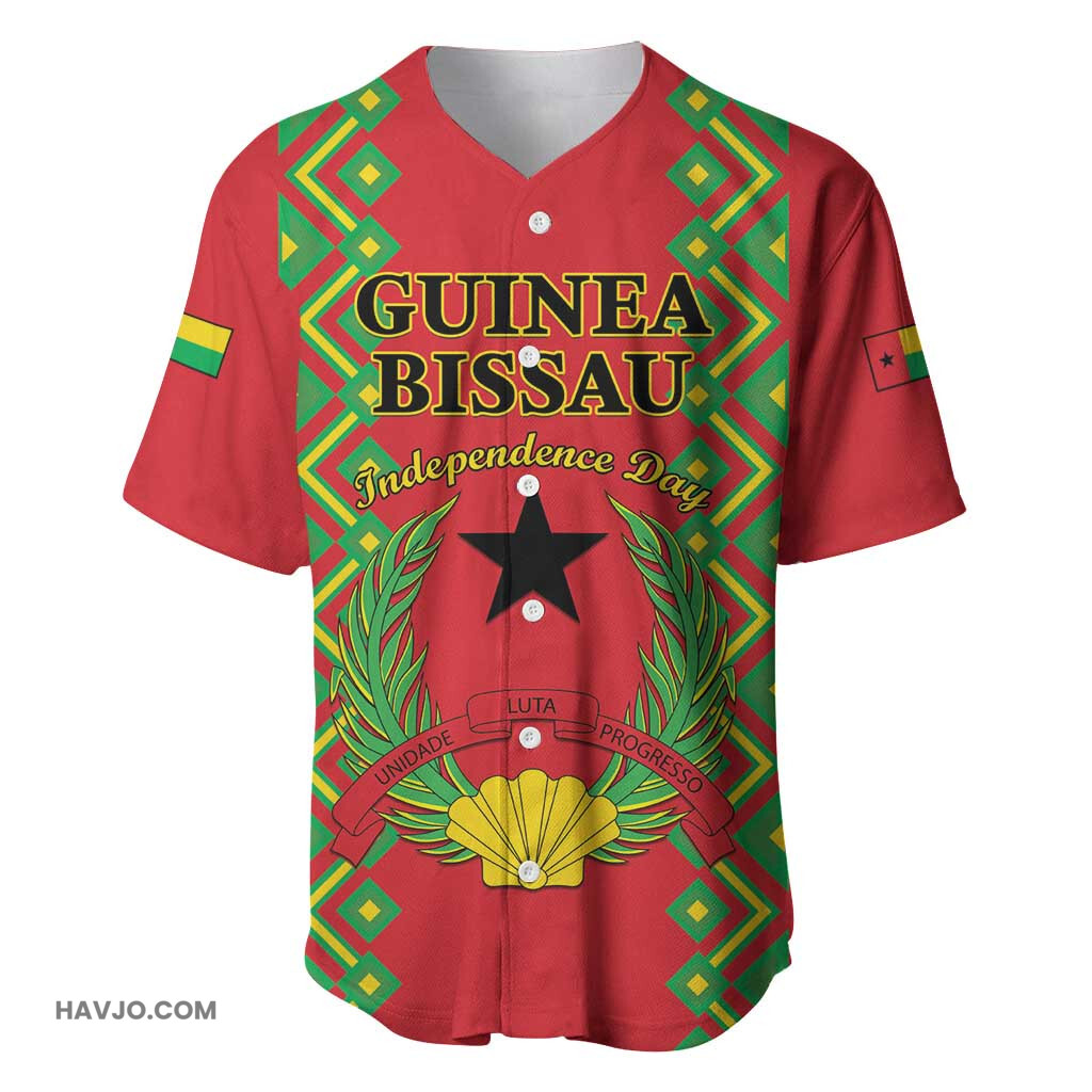 Guinea Bissau Unidade Luta Progresso Baseball Jersey