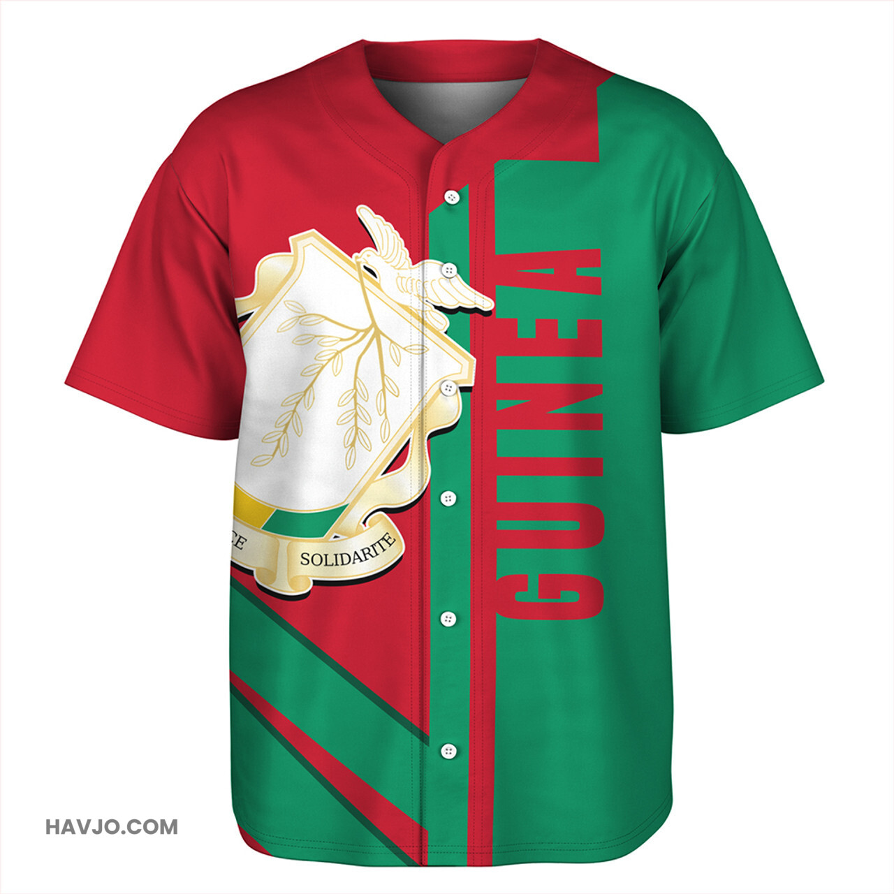 Guinea Casual Style Baseball Jersey