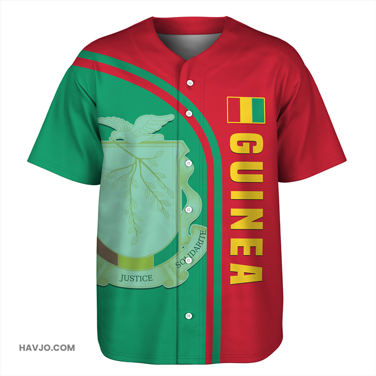 Guinea Custom In My Heart Baseball Jersey