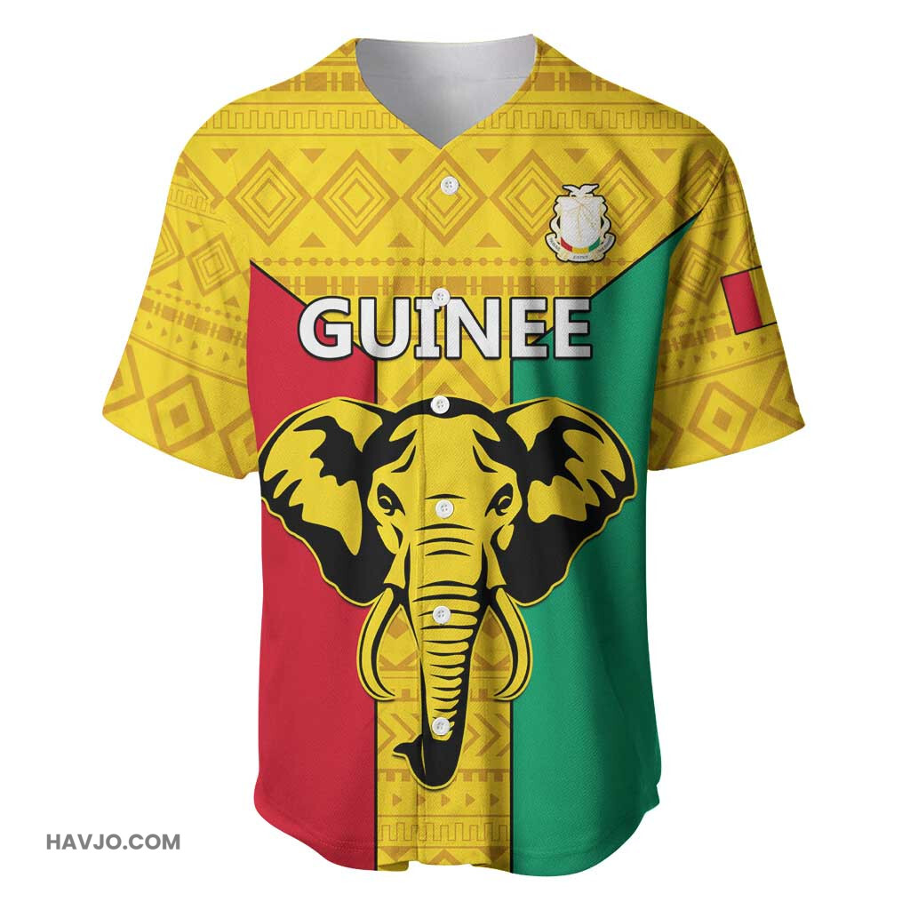 Guinea Football Come On Syli National Baseball Jersey