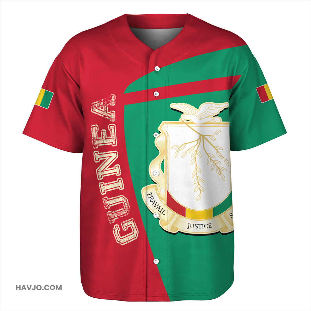 Guinea Half Concept Baseball Jersey